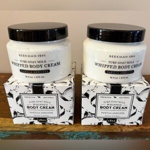 BEEKMAN 1802 Vanilla Absolute bundle 2- 16oz NIB Sealed unopened pure goat milk